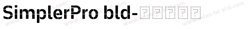 SimplerPro bld字体转换